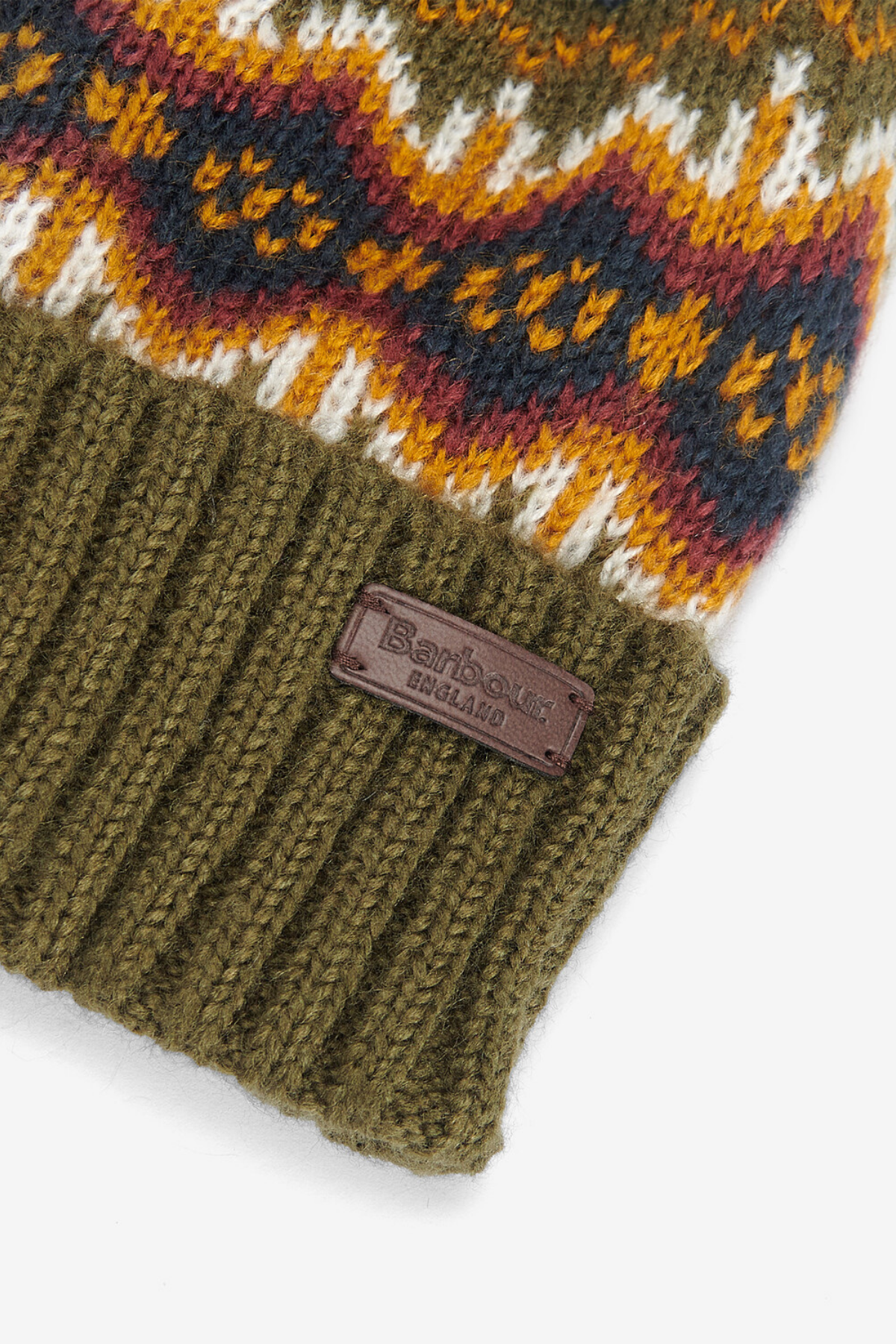 Barbour Case Fair Isle Bere OL11 Olive