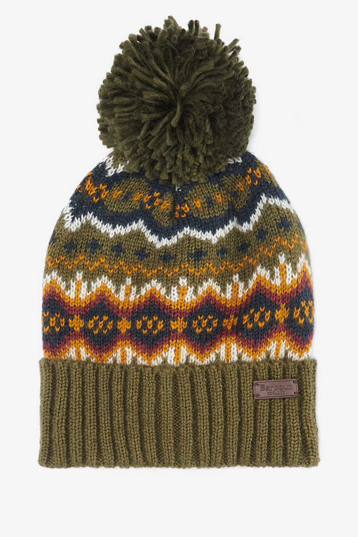 Barbour Case Fair Isle Bere OL11 Olive