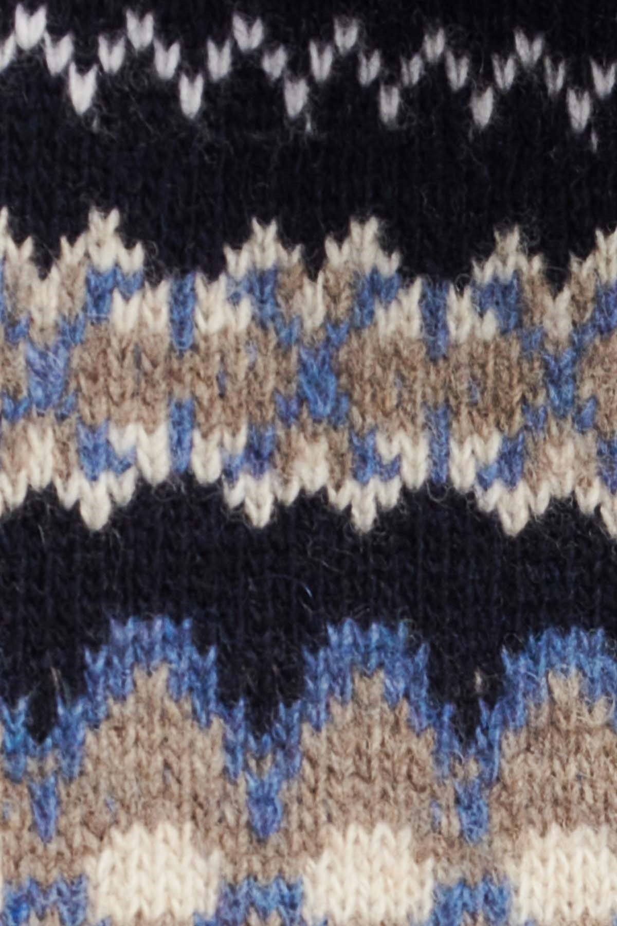 Barbour Case Fair Isle Kazak BL92 Midnight B