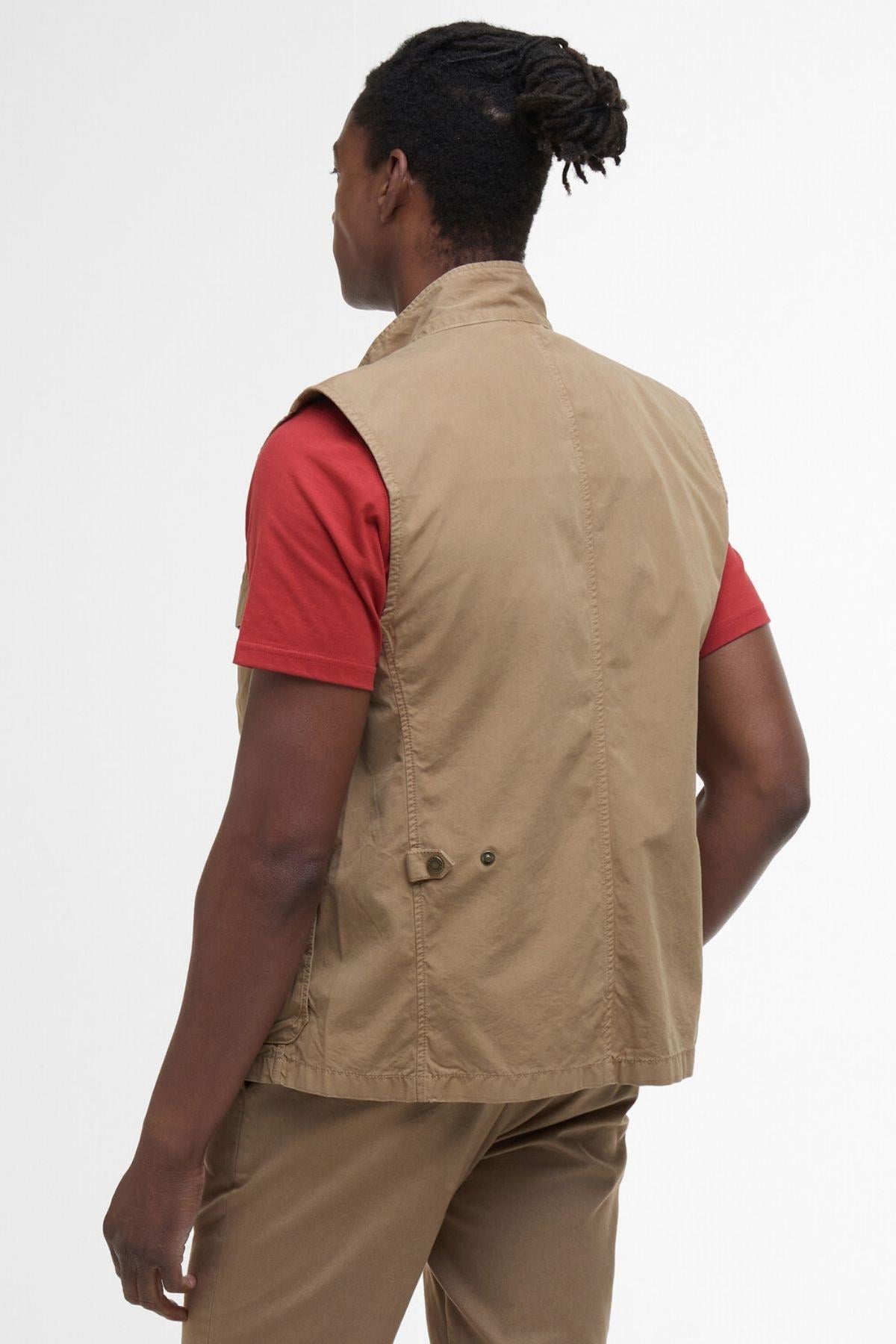 Barbour Casual Corbridge Yelek BE31 Stone