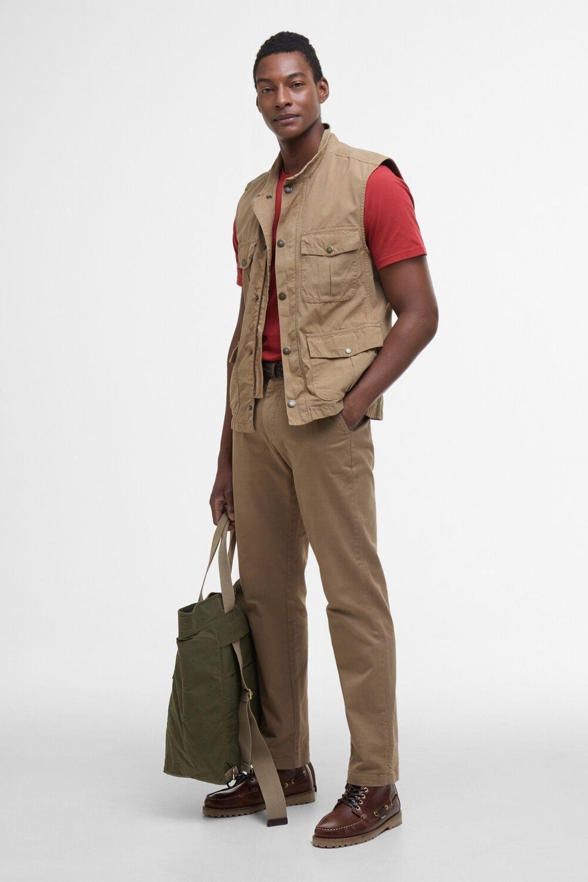 Barbour Casual Corbridge Yelek BE31 Stone