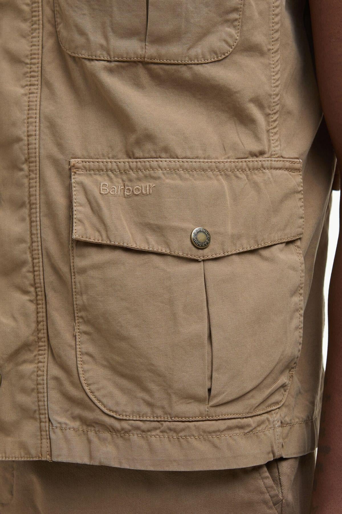 Barbour Casual Corbridge Yelek BE31 Stone