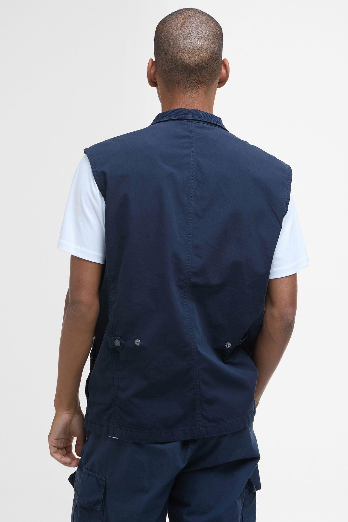 Barbour Casual Corbridge Yelek NY51 Navy