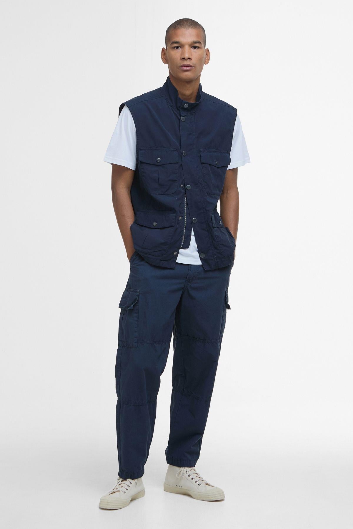 Barbour Casual Corbridge Yelek NY51 Navy