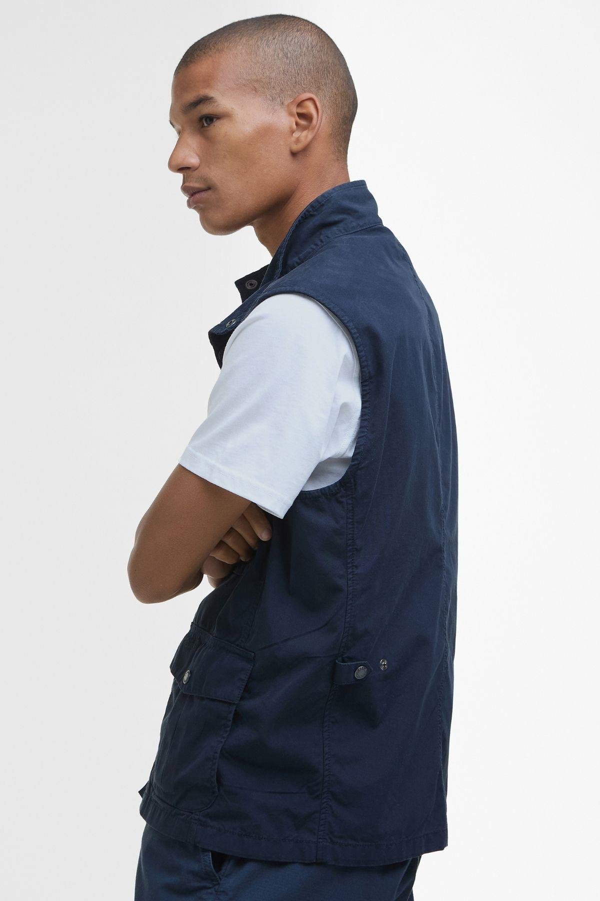 Barbour Casual Corbridge Yelek NY51 Navy