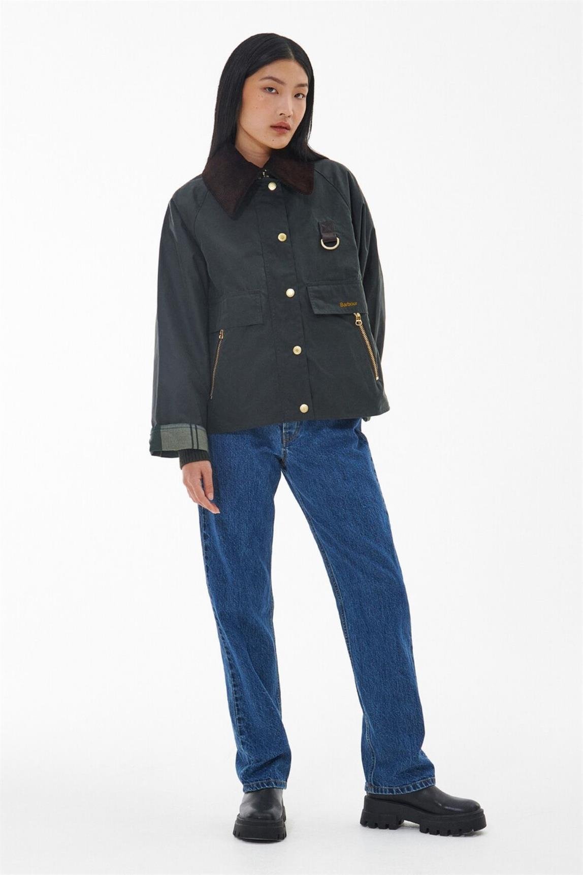 Barbour Catton Yağlı Ceket SG51 Sage/Ancient