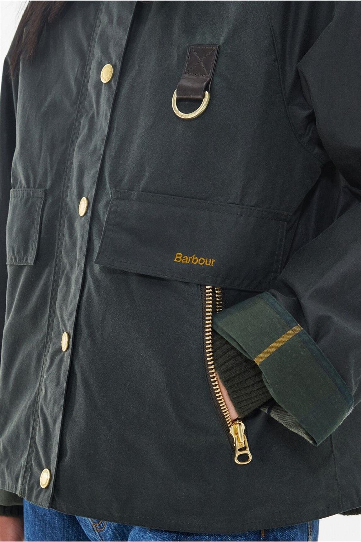 Barbour Catton Yağlı Ceket SG51 Sage/Ancient