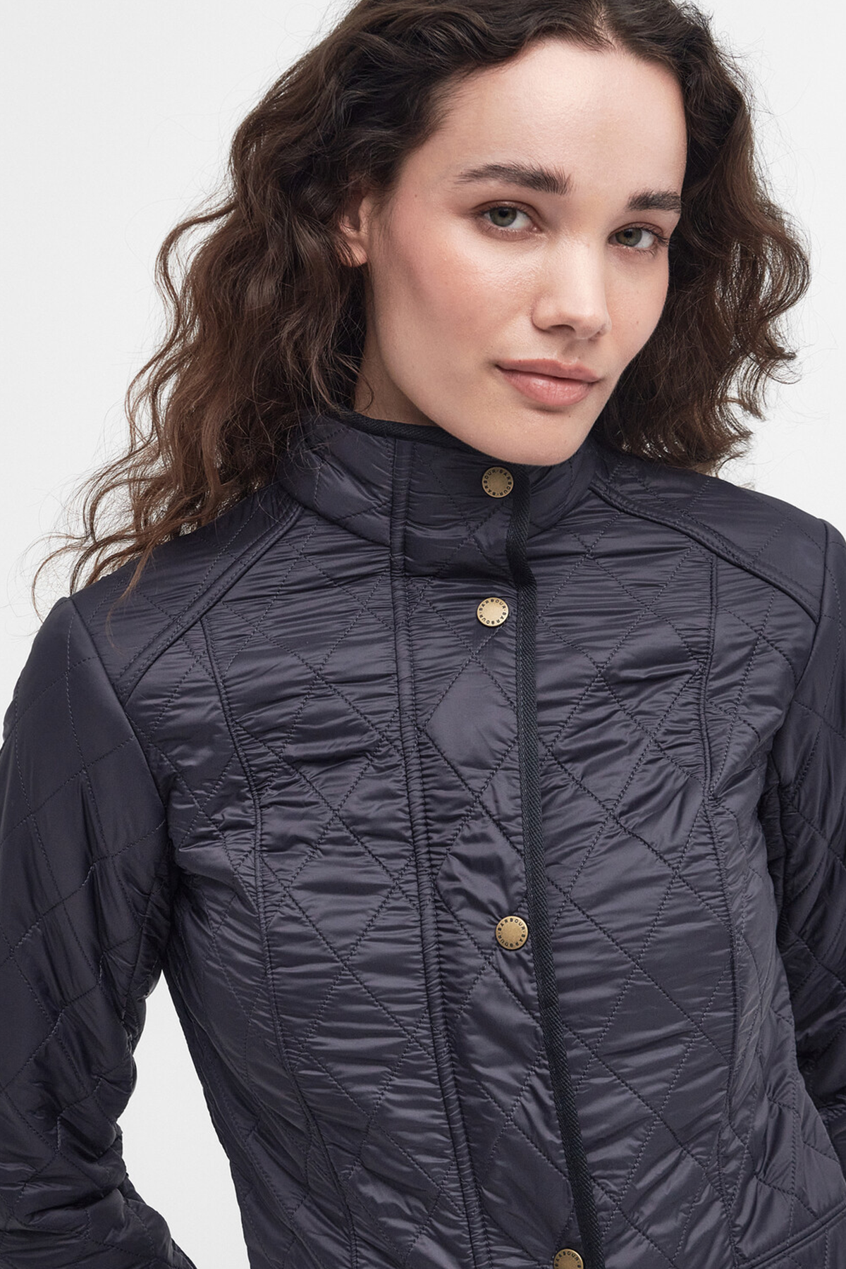 Barbour Cavalry Polar Kapitone Ceket NY91 Navy
