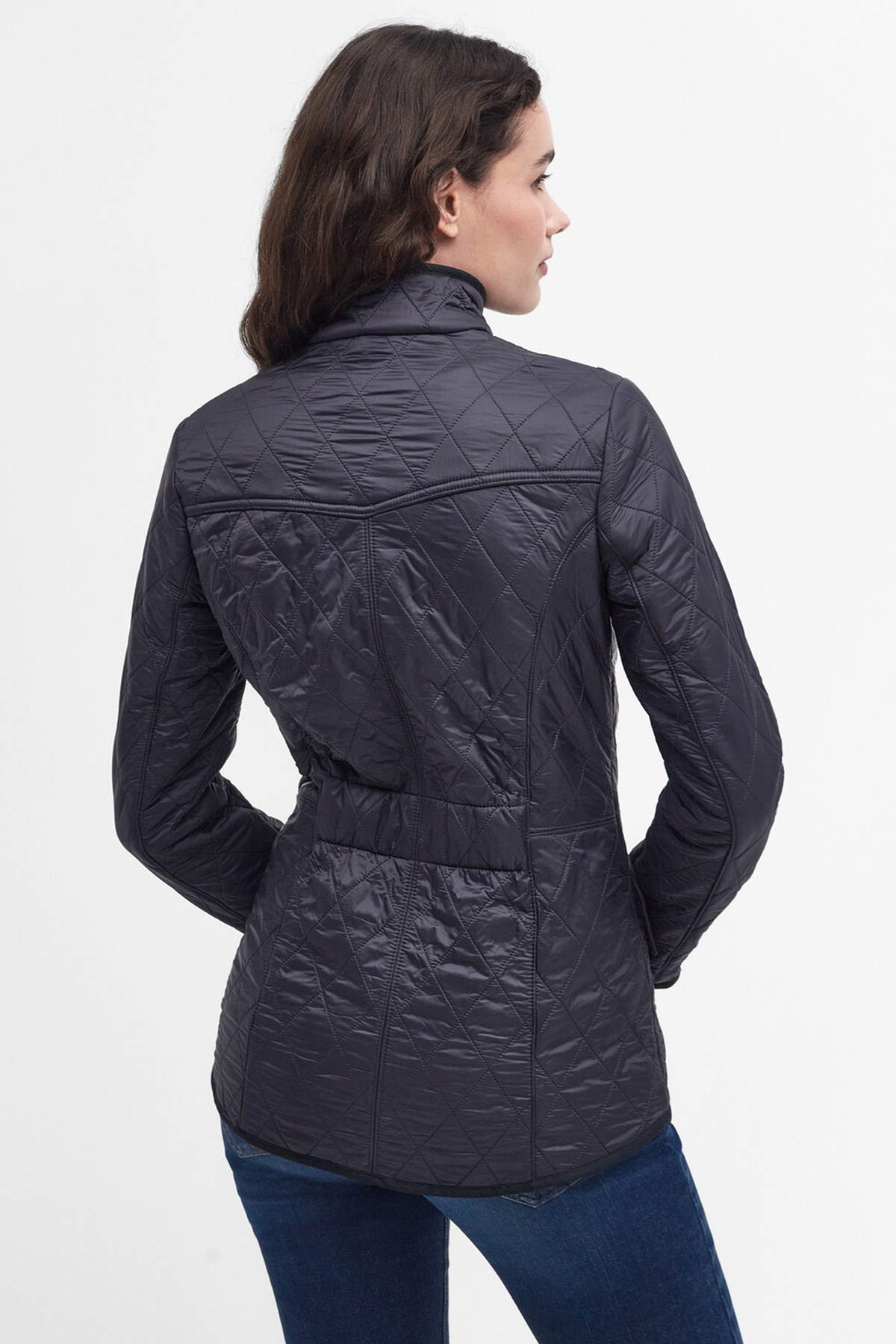 Barbour Cavalry Polar Kapitone Ceket NY91 Navy