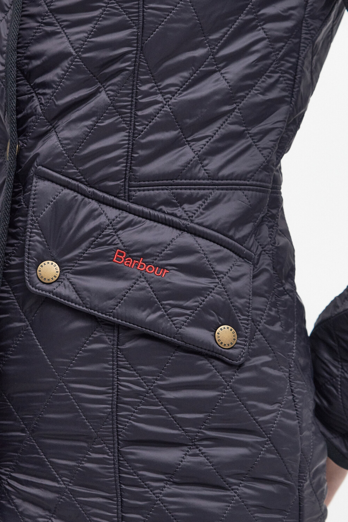 Barbour Cavalry Polar Kapitone Ceket NY91 Navy
