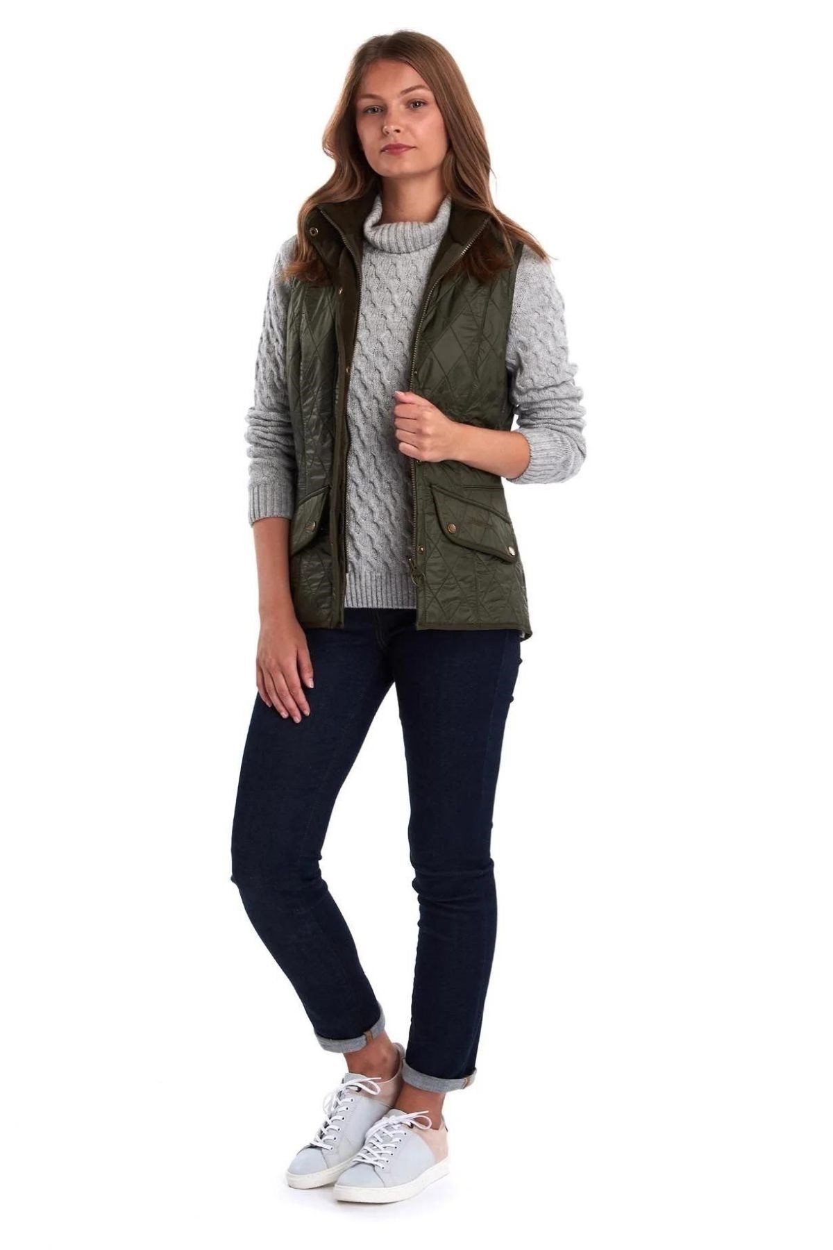 Barbour Cavalry Yelek Olive/Olive