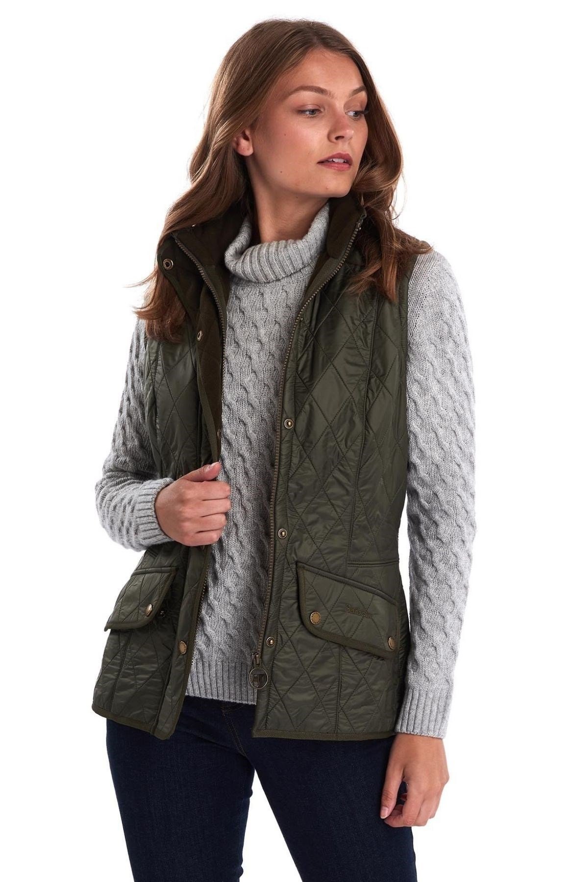 Barbour Cavalry Yelek Olive/Olive