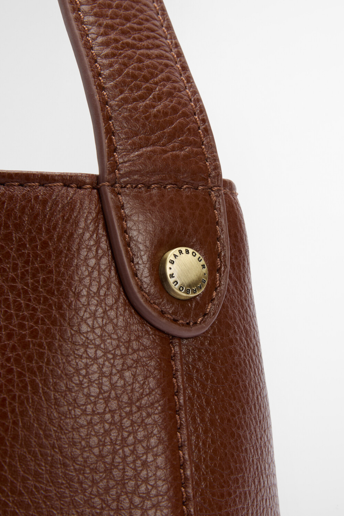 Barbour Cedar Deri Bucket Çanta BR11 Brown