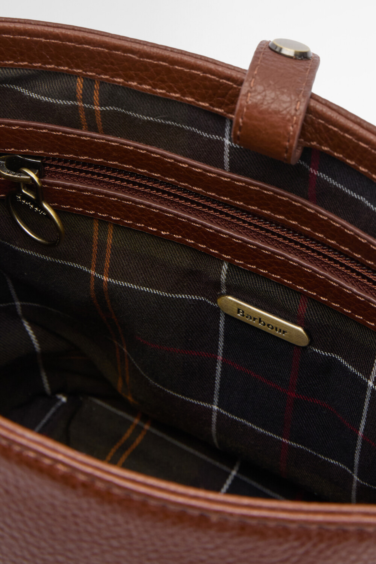 Barbour Cedar Deri Bucket Çanta BR11 Brown
