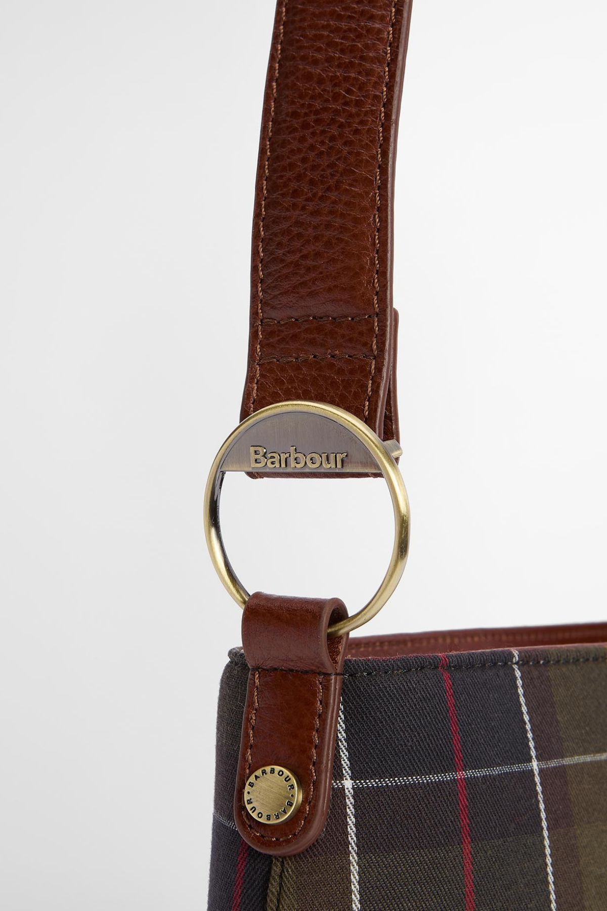 Barbour Cedar Tartan Bucket Kol Çantası TN11 Classic Tartan