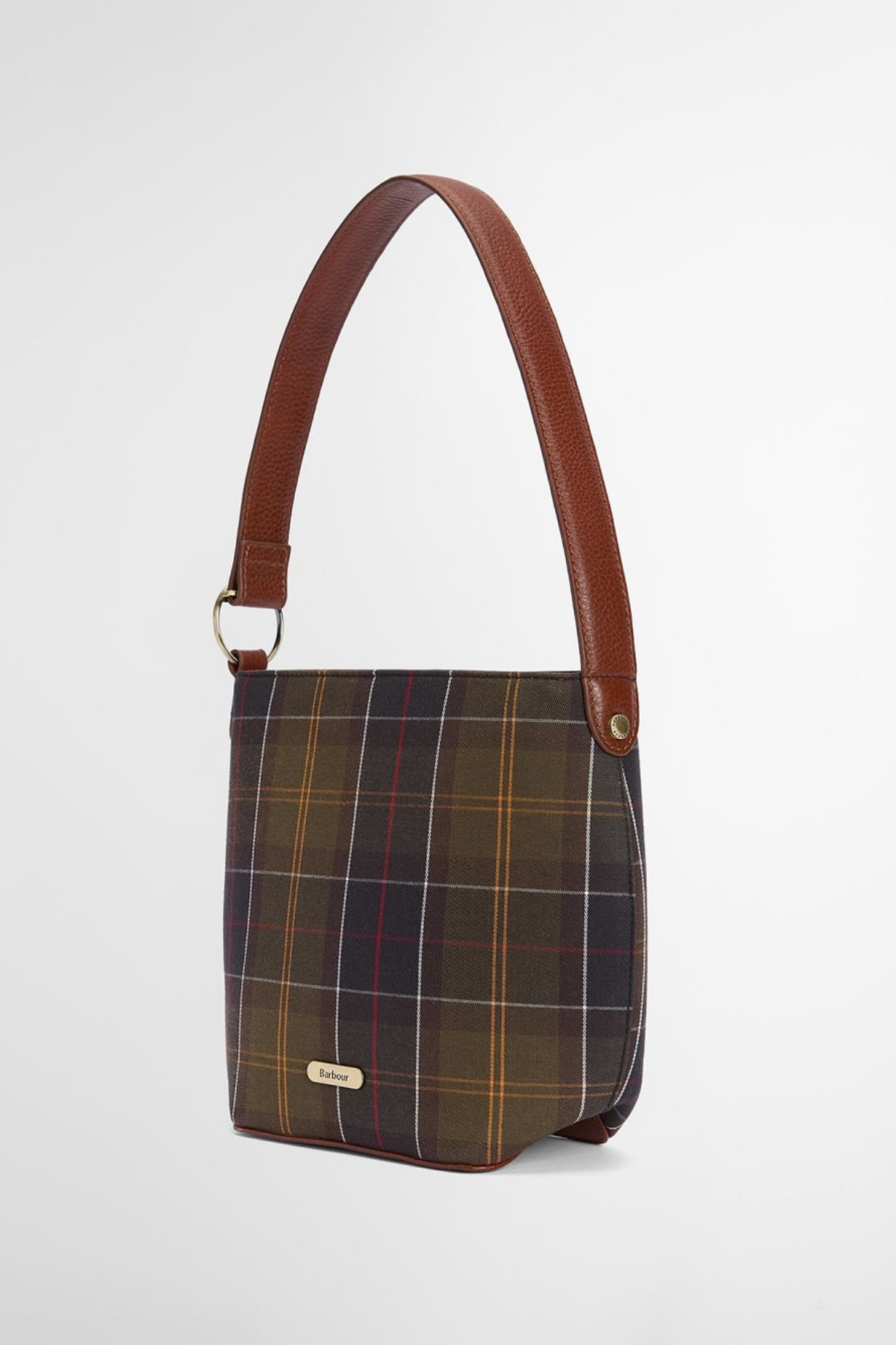Barbour Cedar Tartan Bucket Kol Çantası TN11 Classic Tartan