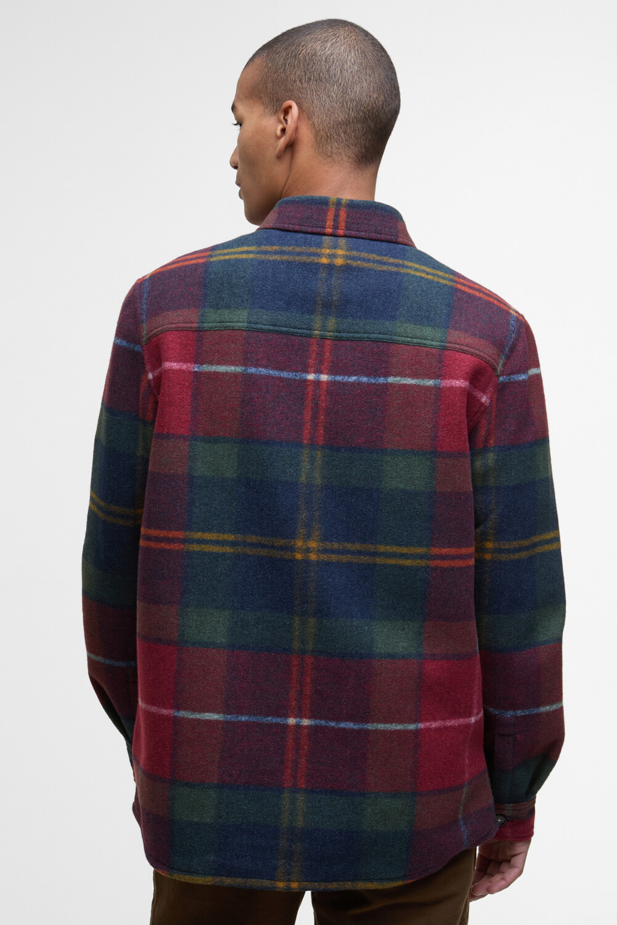 Barbour Chapter Tailored Check Gömlek TN69 Winterberry Tartan