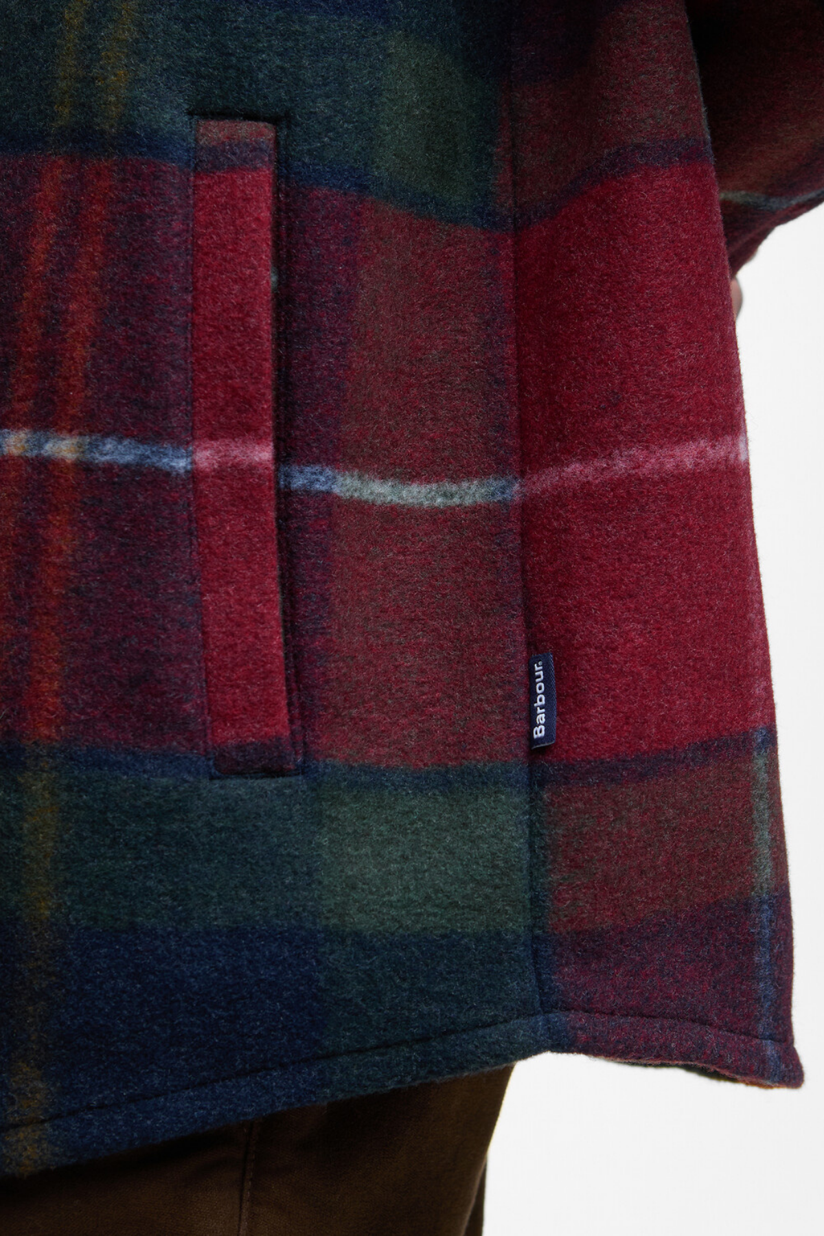 Barbour Chapter Tailored Check Gömlek TN69 Winterberry Tartan