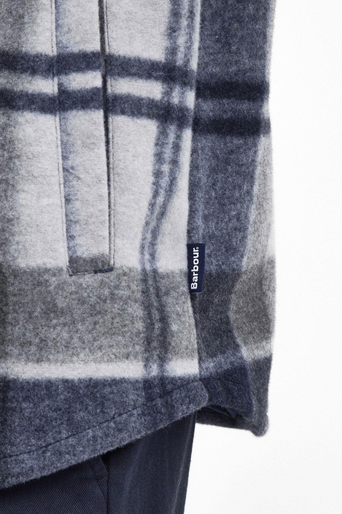 Barbour Chapter Tailored Check Gömlek TN27 Blue Granite