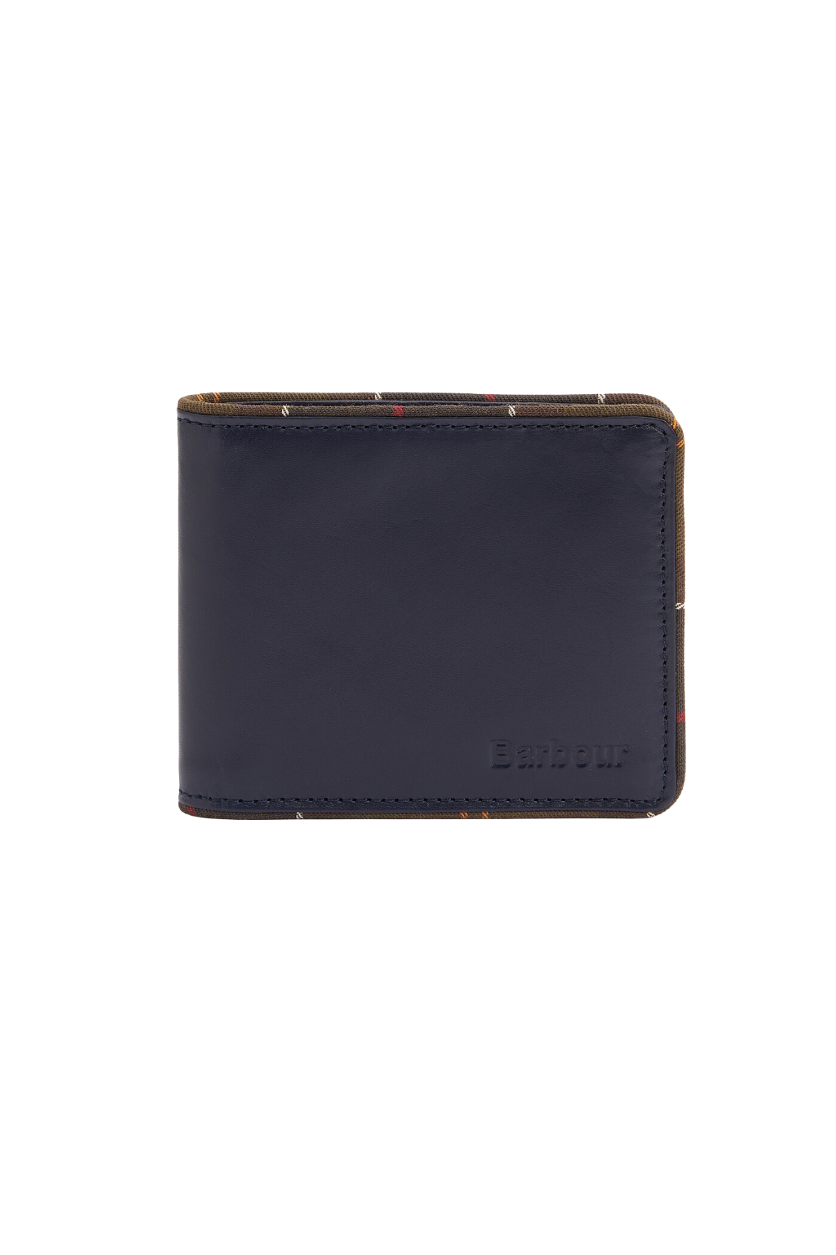 Barbour Chatton Leather Cüzdan NY91 Navy
