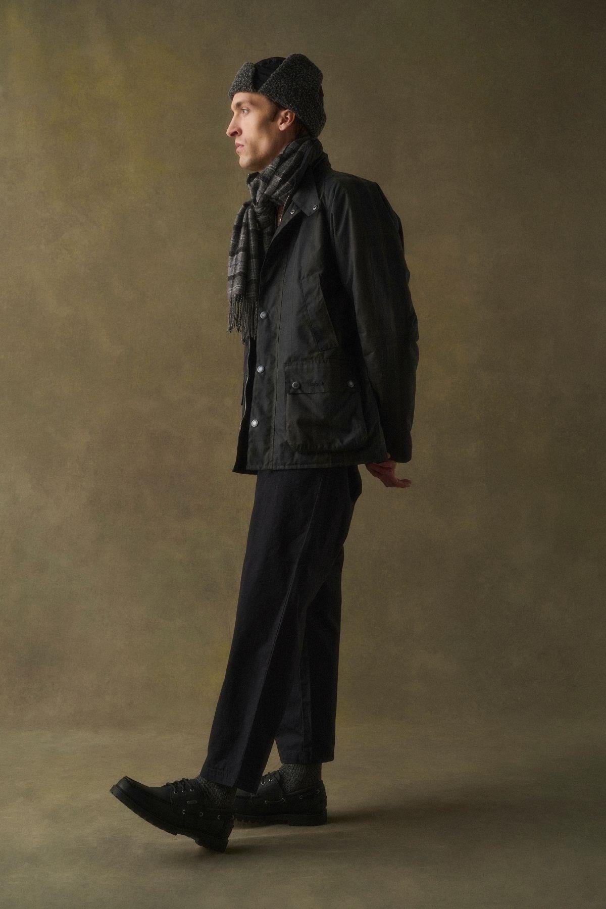 Barbour Check Bedale Yağlı Ceket GN71 Dundee Tartan