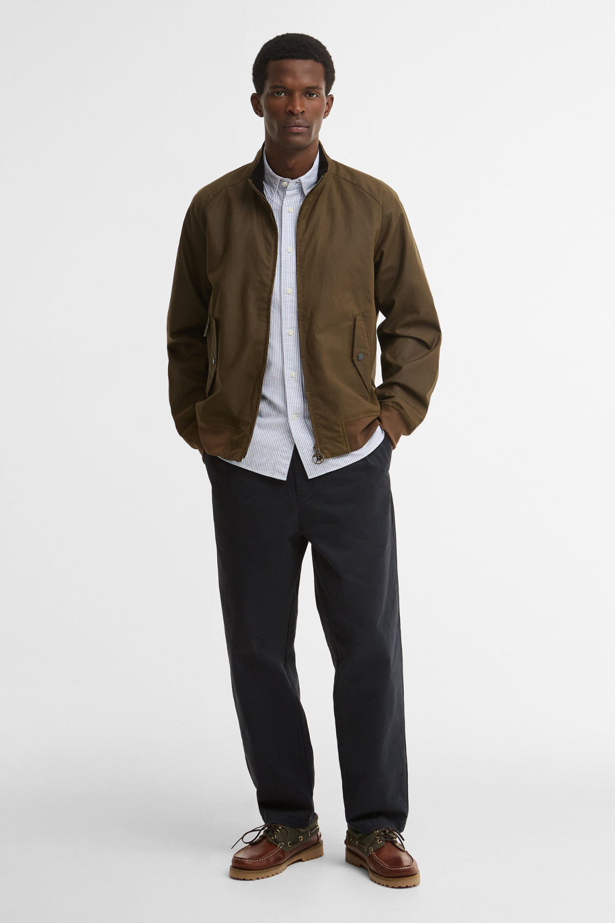 Barbour Chelsea Blouson Yağlı Ceket BR71 Brown