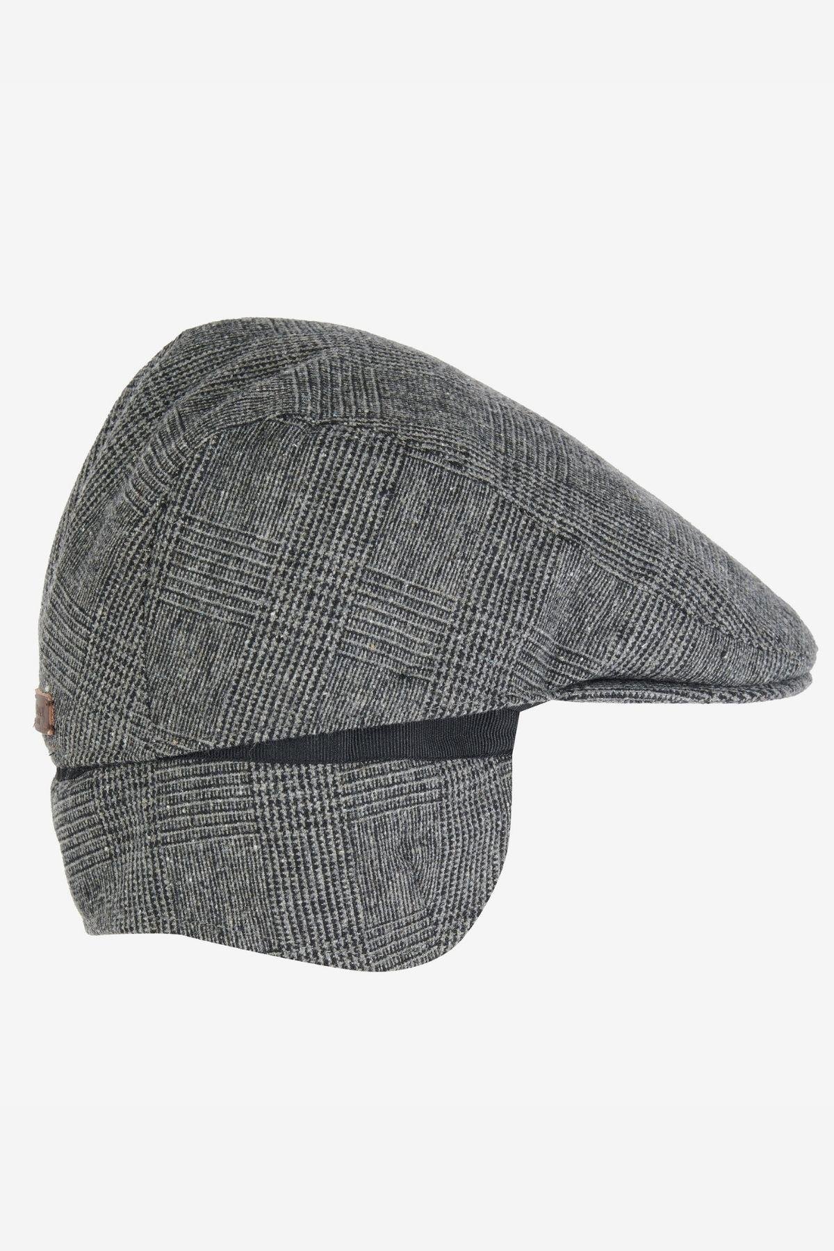 Barbour Cheviot Flat Kasket GY71 Charcoal