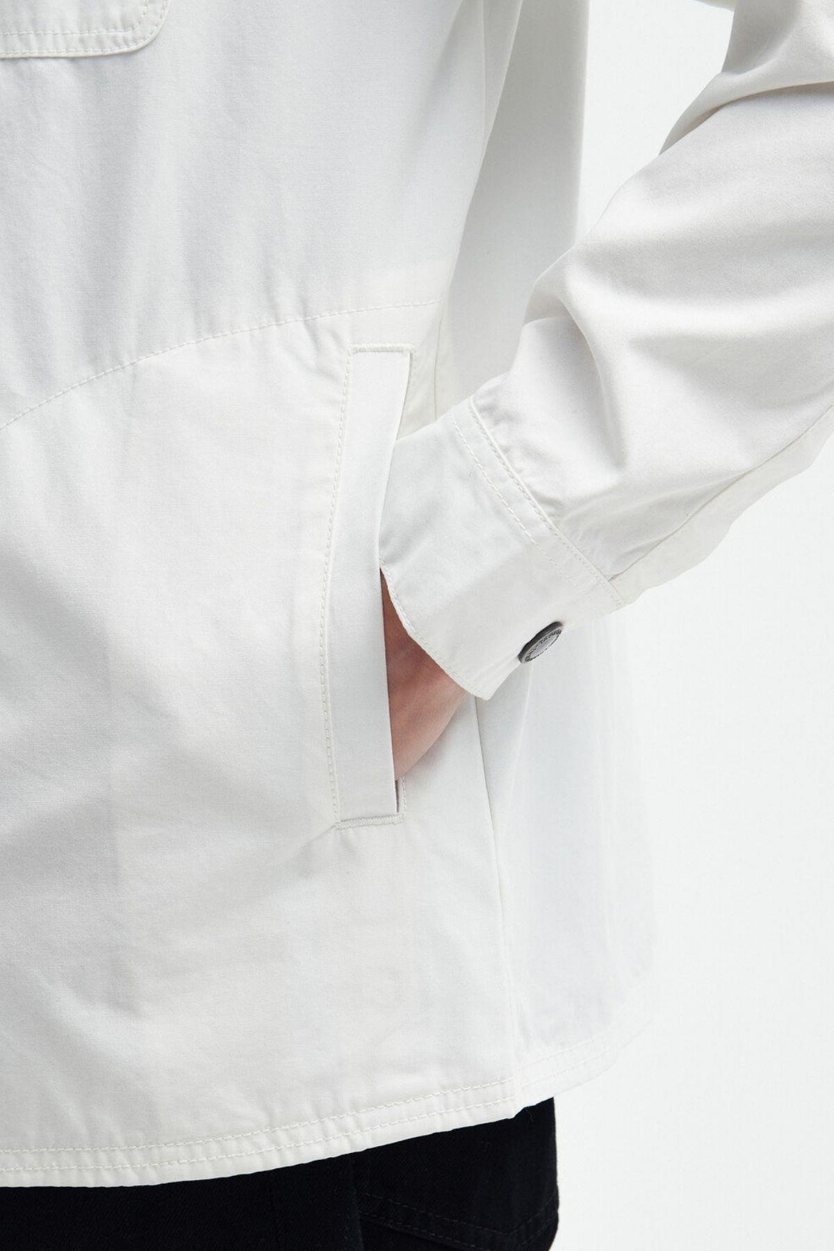 Barbour Circuit Dış Gömlek WH32 Whisper White