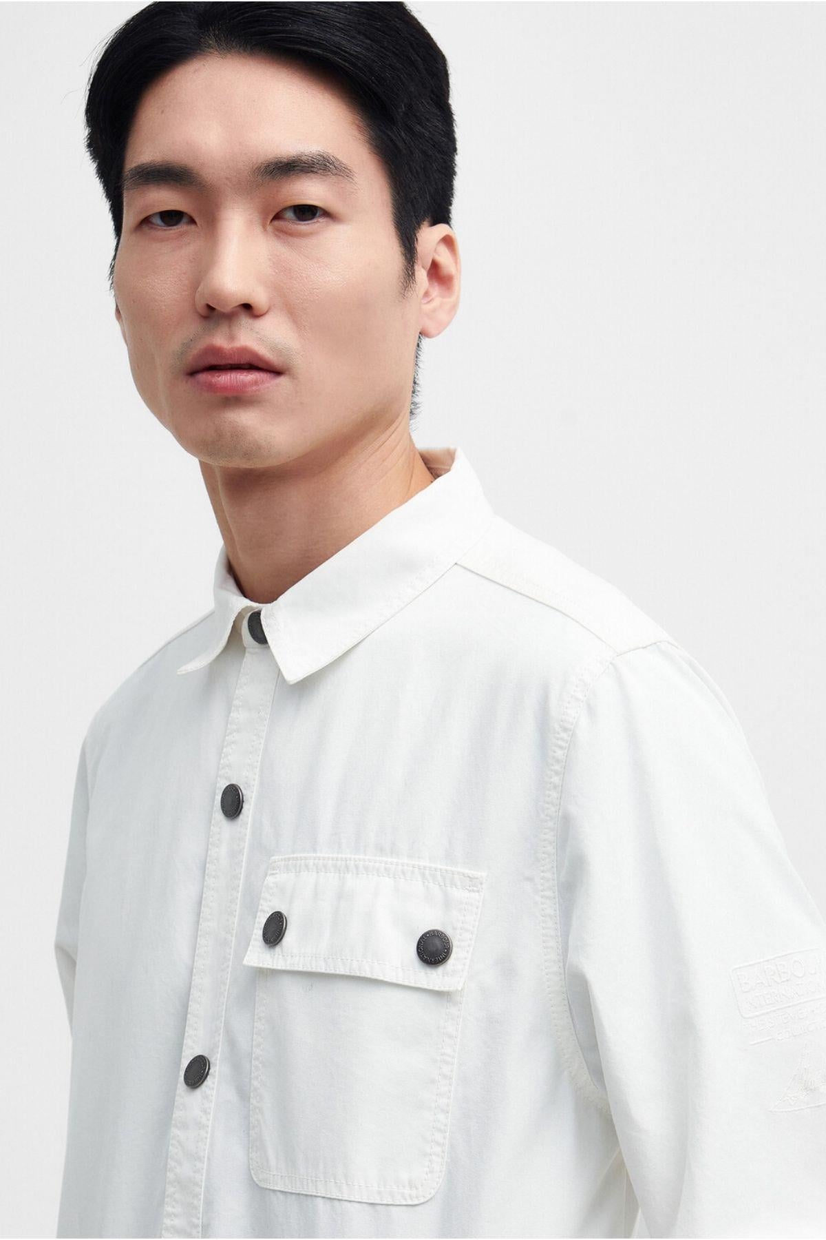 Barbour Circuit Dış Gömlek WH32 Whisper White