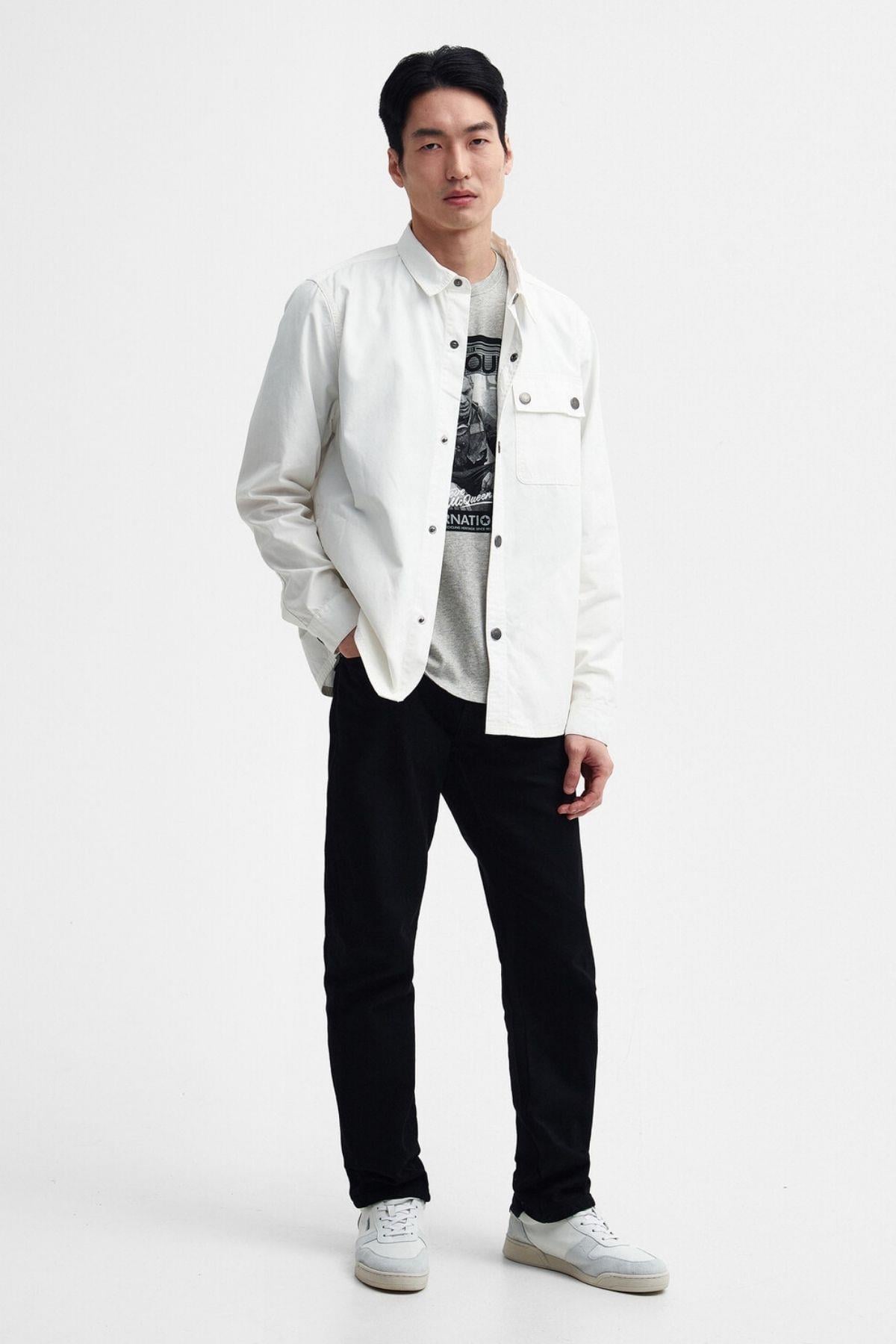 Barbour Circuit Dış Gömlek WH32 Whisper White