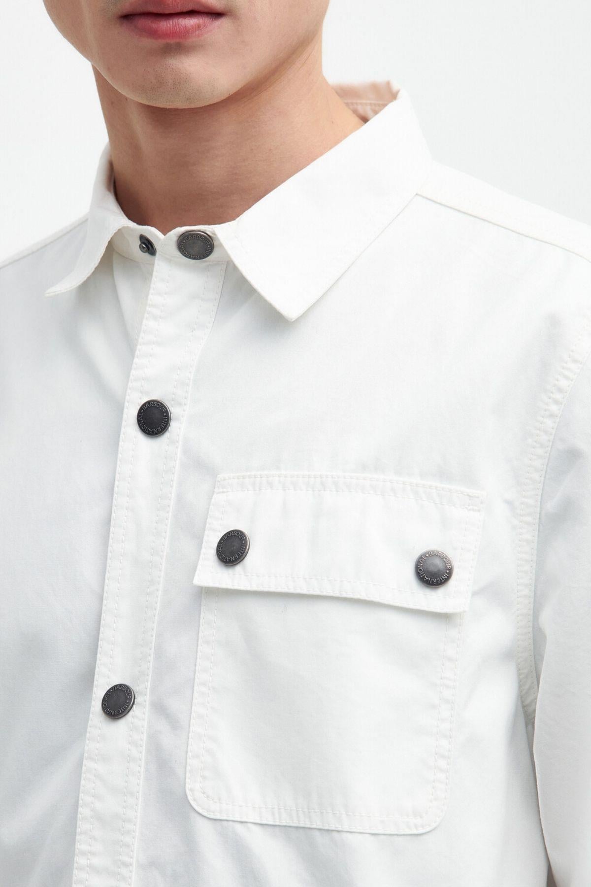 Barbour Circuit Dış Gömlek WH32 Whisper White