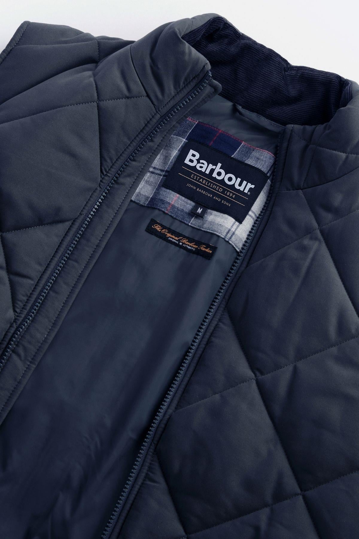 Barbour City Chelsea Kapitone Yelek NY71 Navy