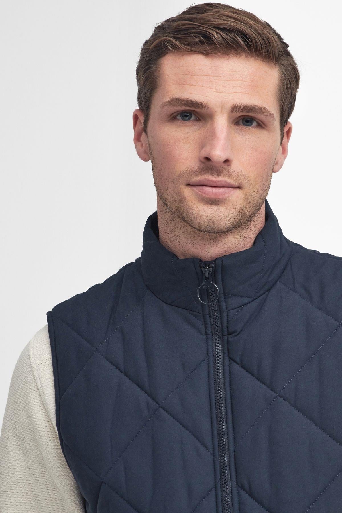 Barbour City Chelsea Kapitone Yelek NY71 Navy