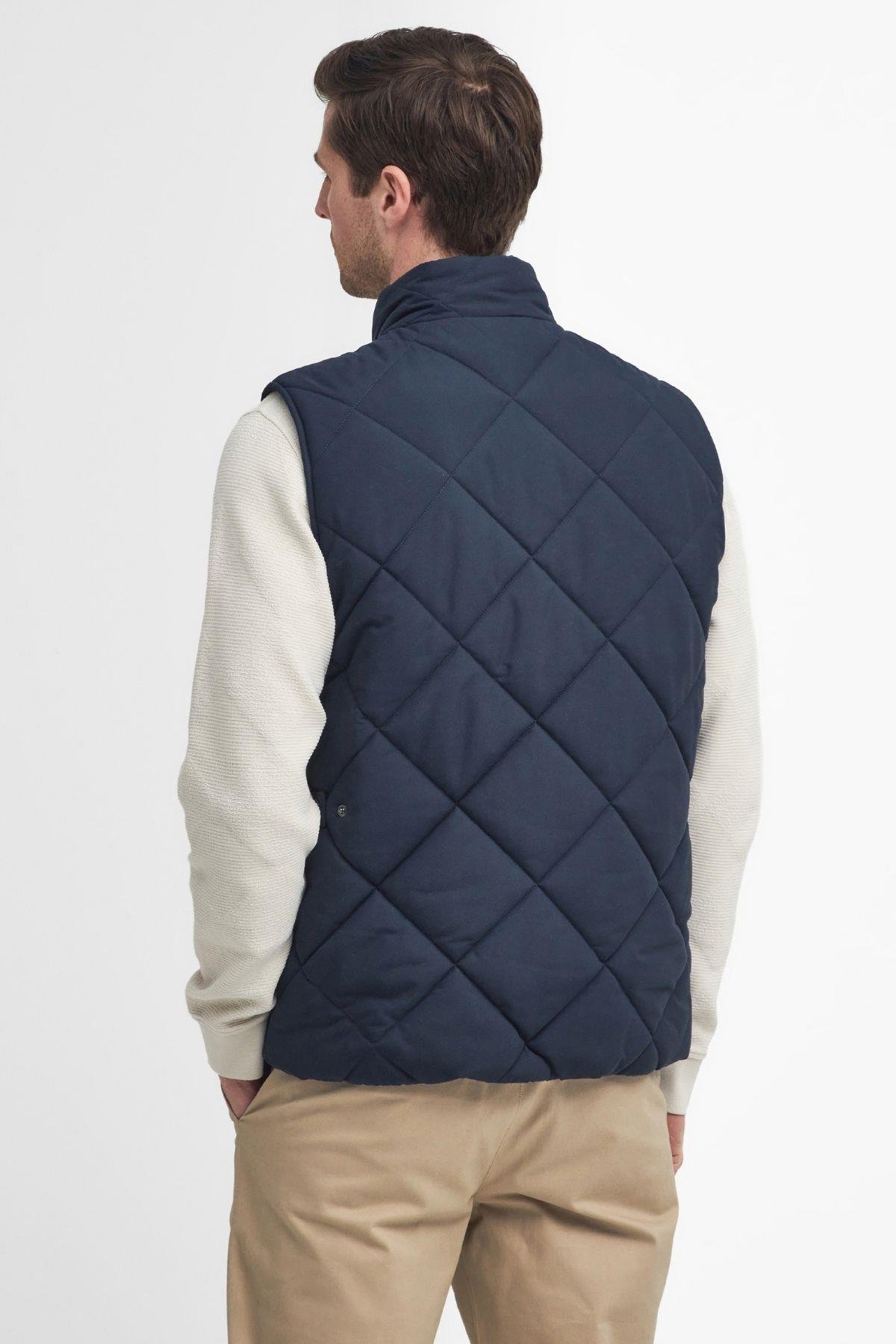 Barbour City Chelsea Kapitone Yelek NY71 Navy