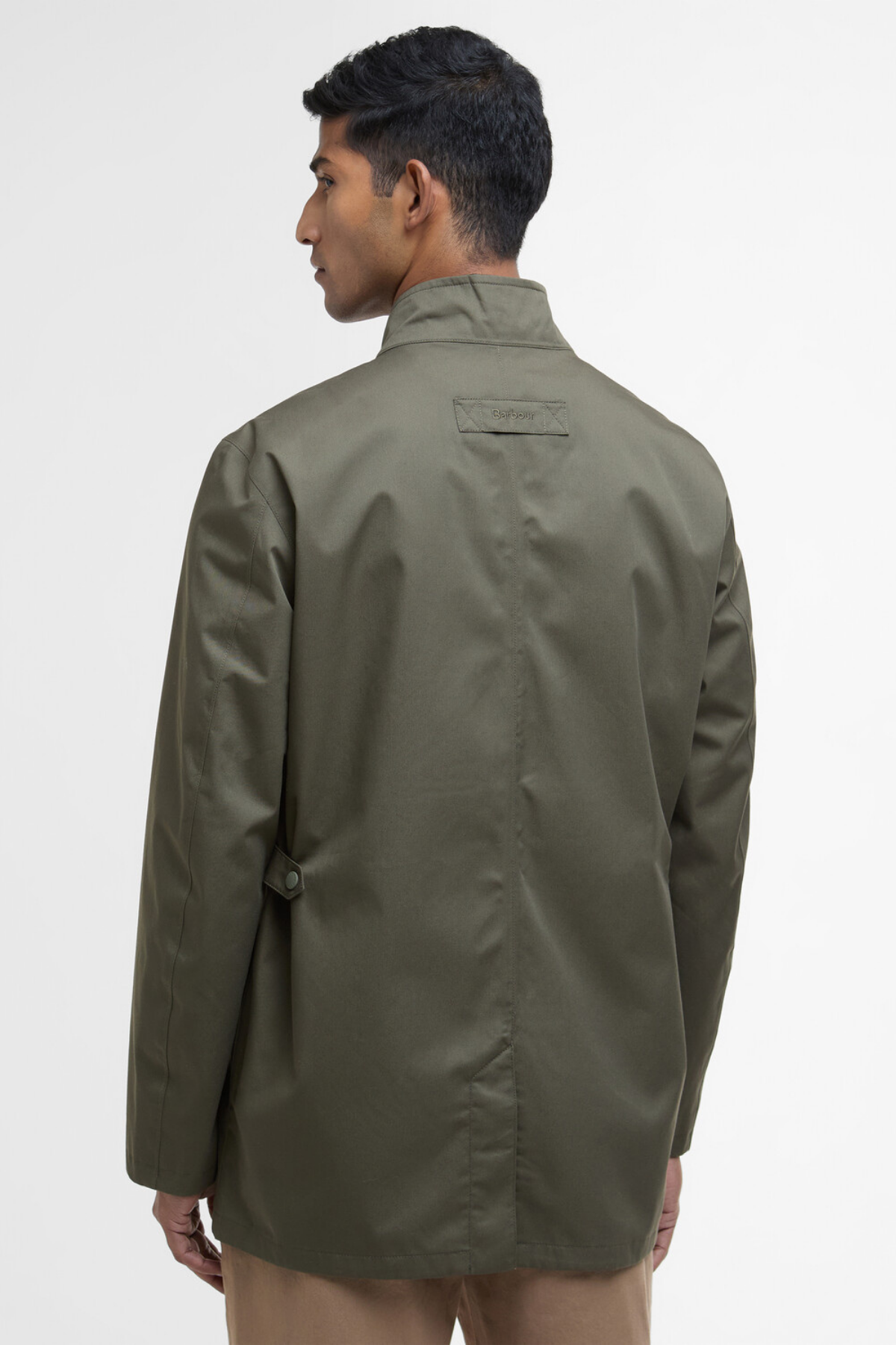 Barbour City Chelsea Waterproof Ceket OL72 Uniform Green/Bleached Pine