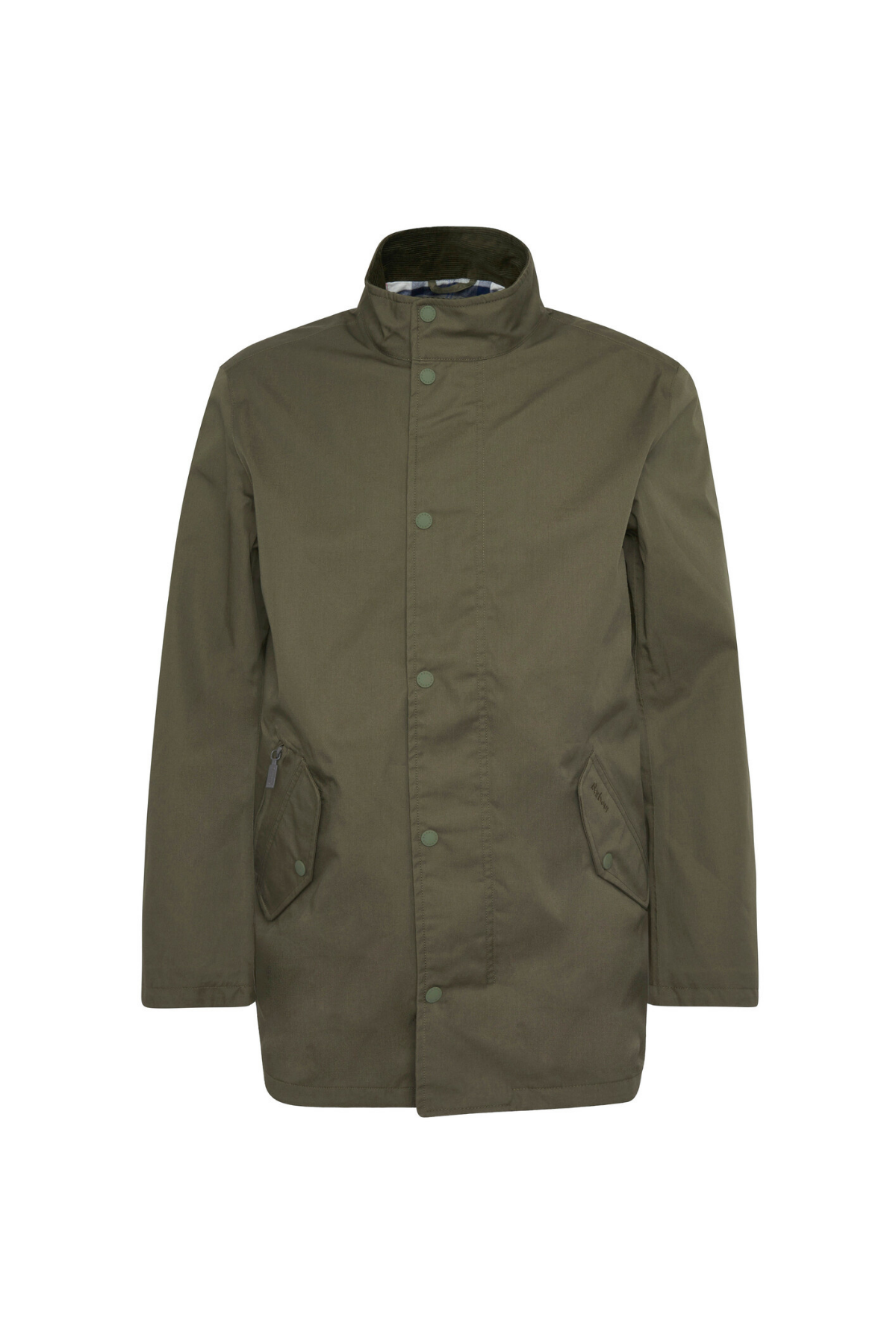 Barbour City Chelsea Waterproof Ceket OL72 Uniform Green/Bleached Pine