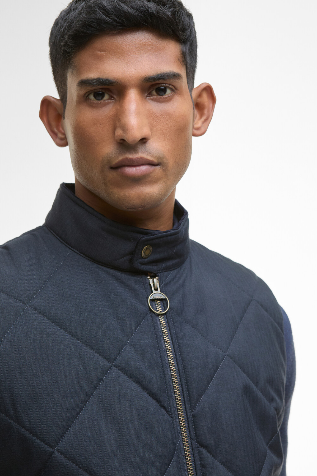 Barbour City Harrington Kapitone Yelek NY91 Navy
