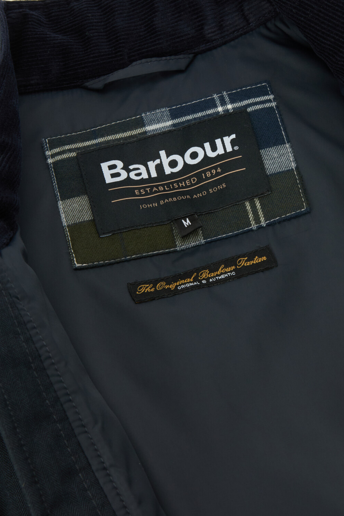 Barbour City Harrington Kapitone Yelek NY91 Navy