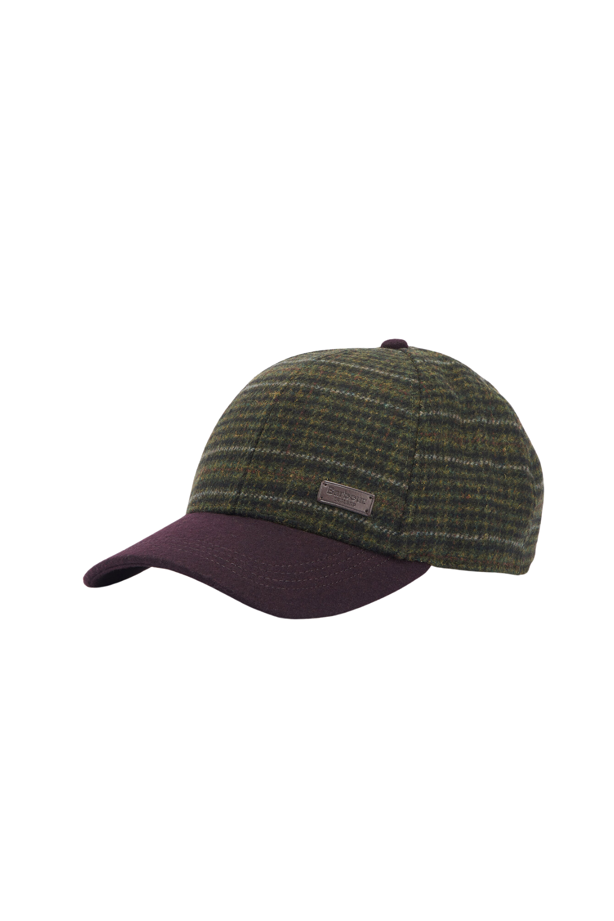 Barbour Clyde Şapka BR51 Brown Olive Plaid