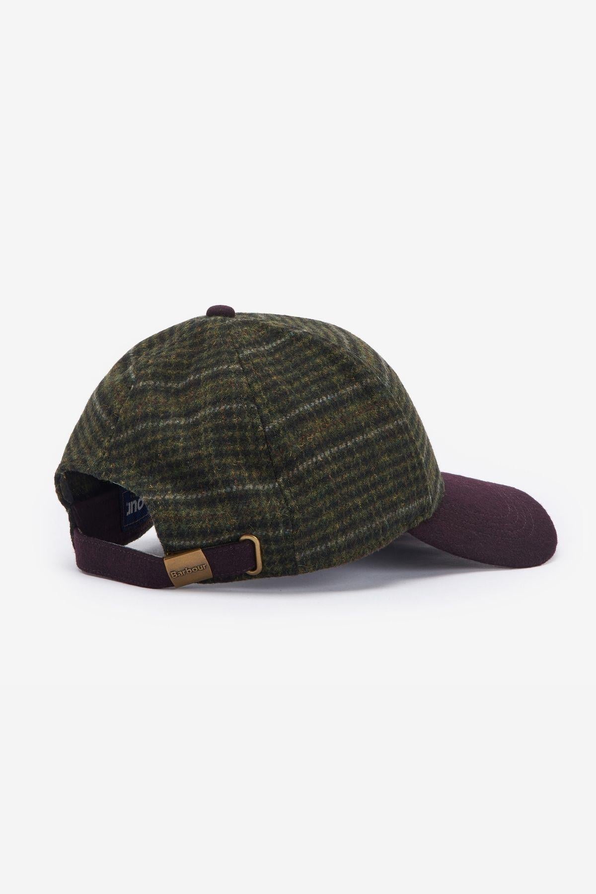Barbour Clyde Şapka BR51 Brown/Olive Plaid
