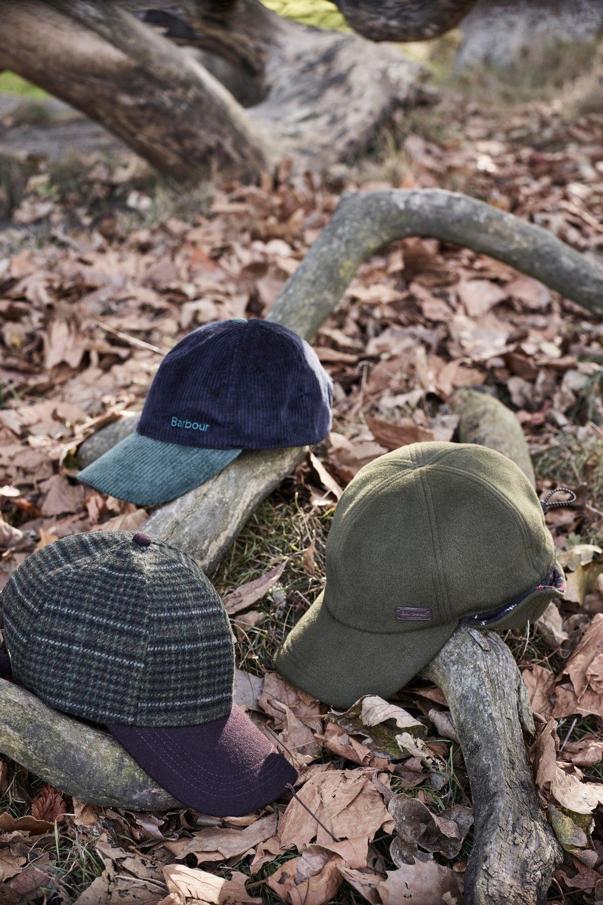 Barbour Clyde Şapka BR51 Brown/Olive Plaid