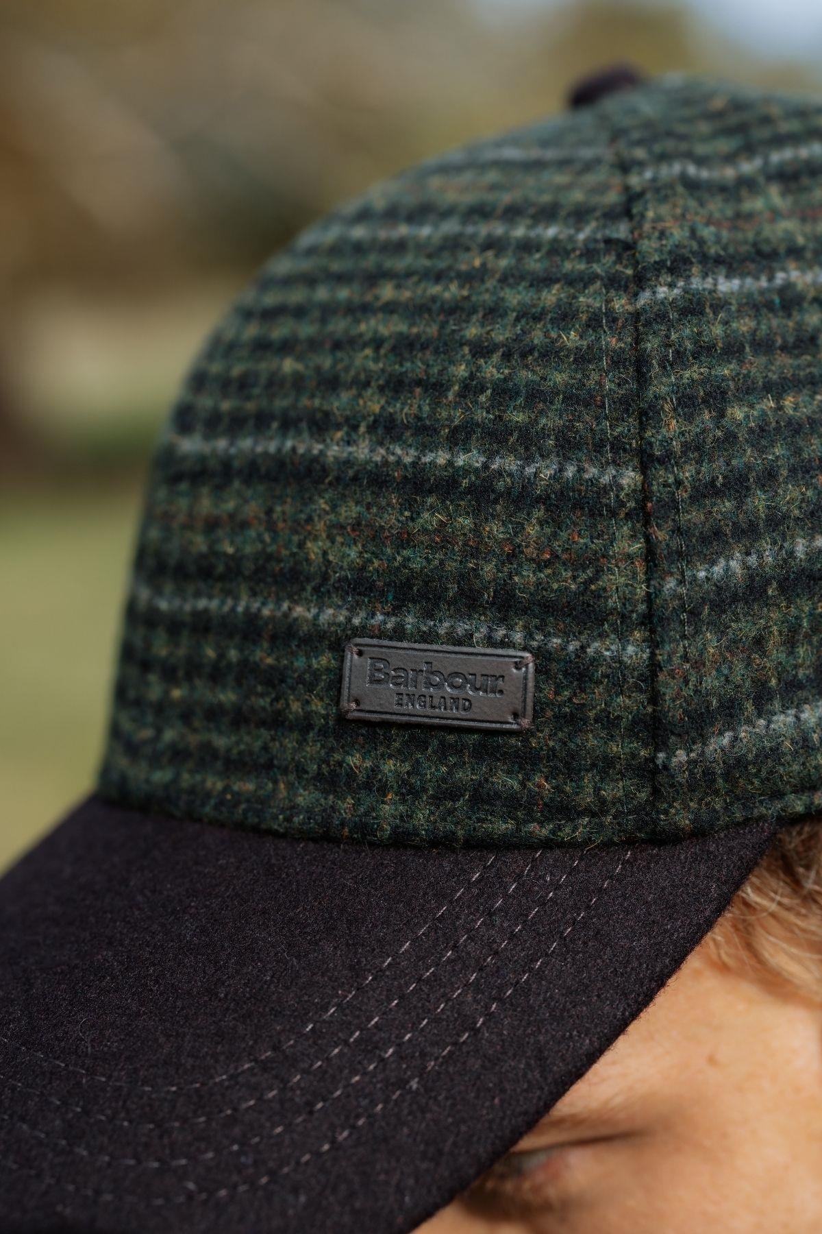 Barbour Clyde Şapka BR51 Brown/Olive Plaid