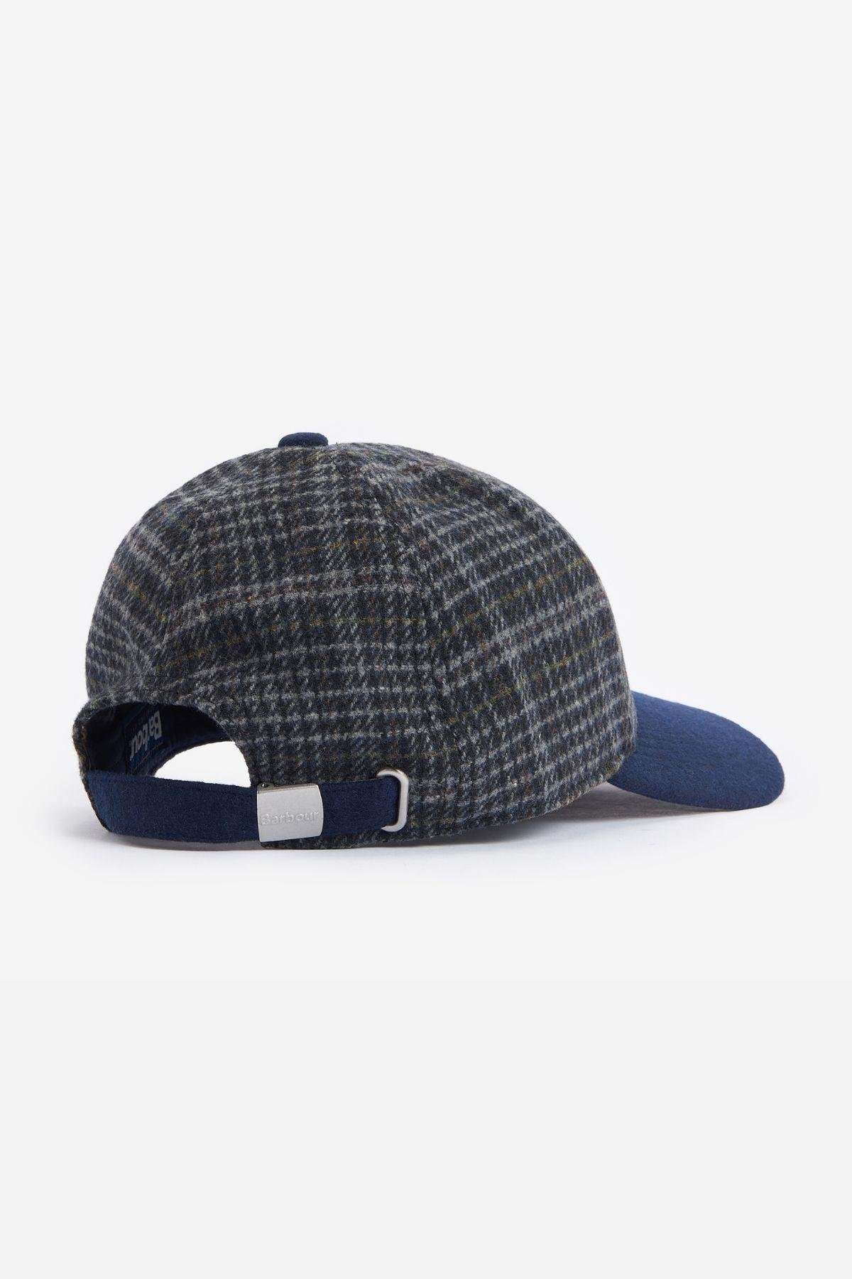 Barbour Clyde Şapka NY91 Navy/Grey Plaid