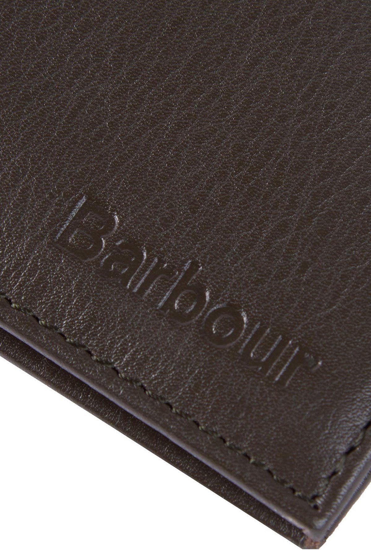 Barbour Colwell Leather Billfold Wallet OL71 Olive