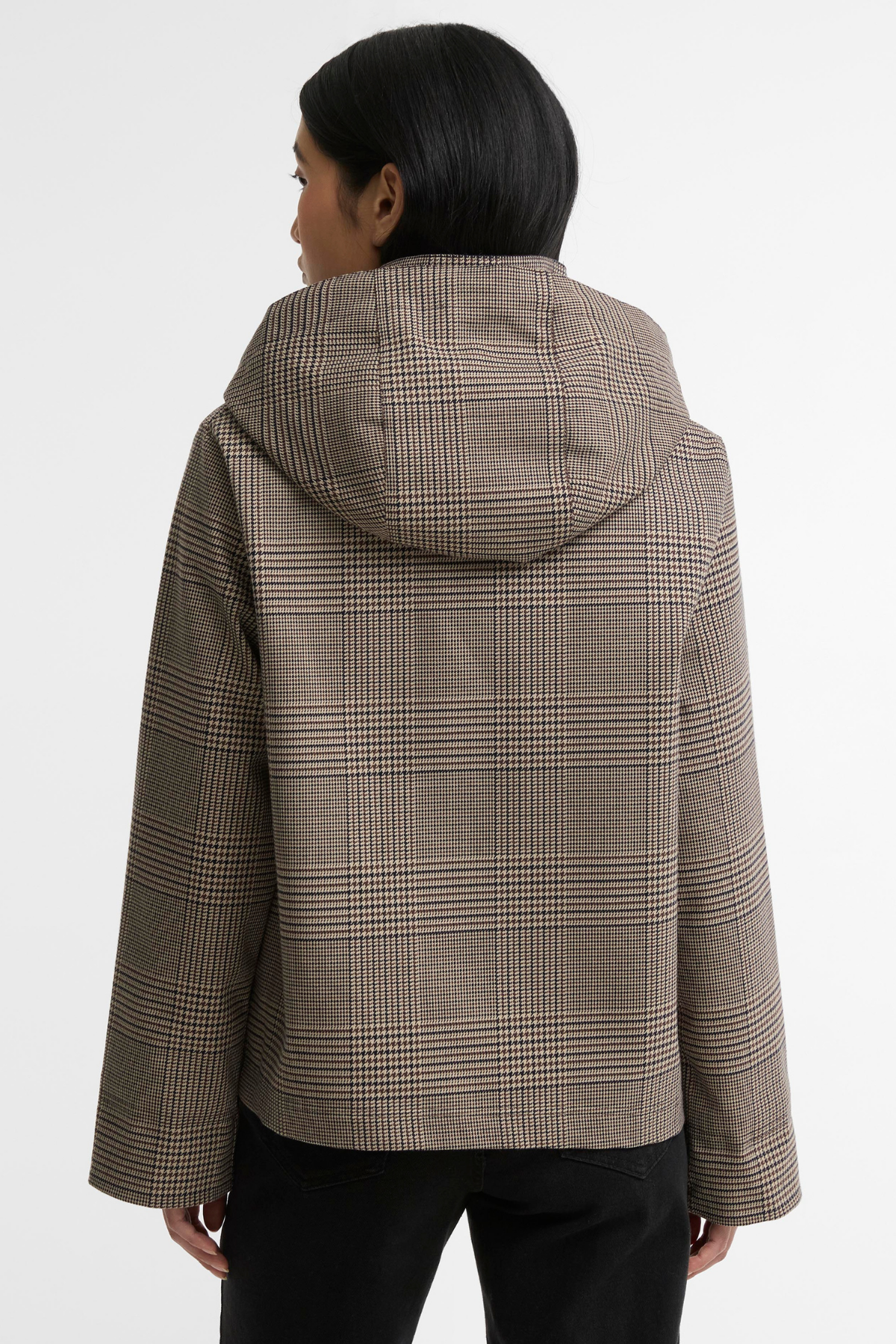 Barbour Connie Showerproof Ceket BR71 Prince Of Wales Check