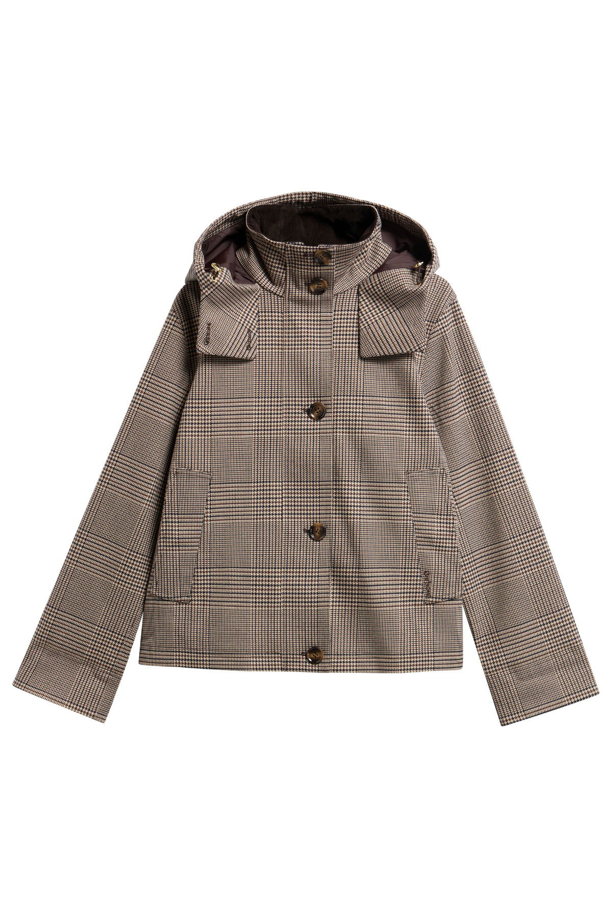 Barbour Connie Showerproof Ceket BR71 Prince Of Wales Check