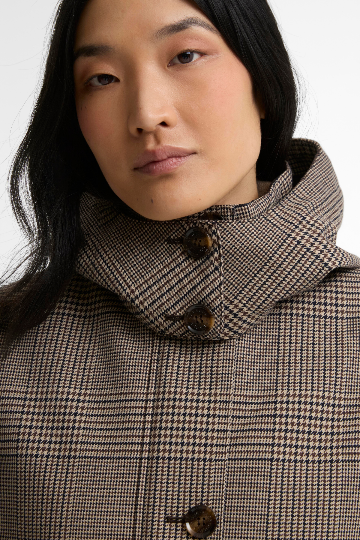 Barbour Connie Showerproof Ceket BR71 Prince Of Wales Check