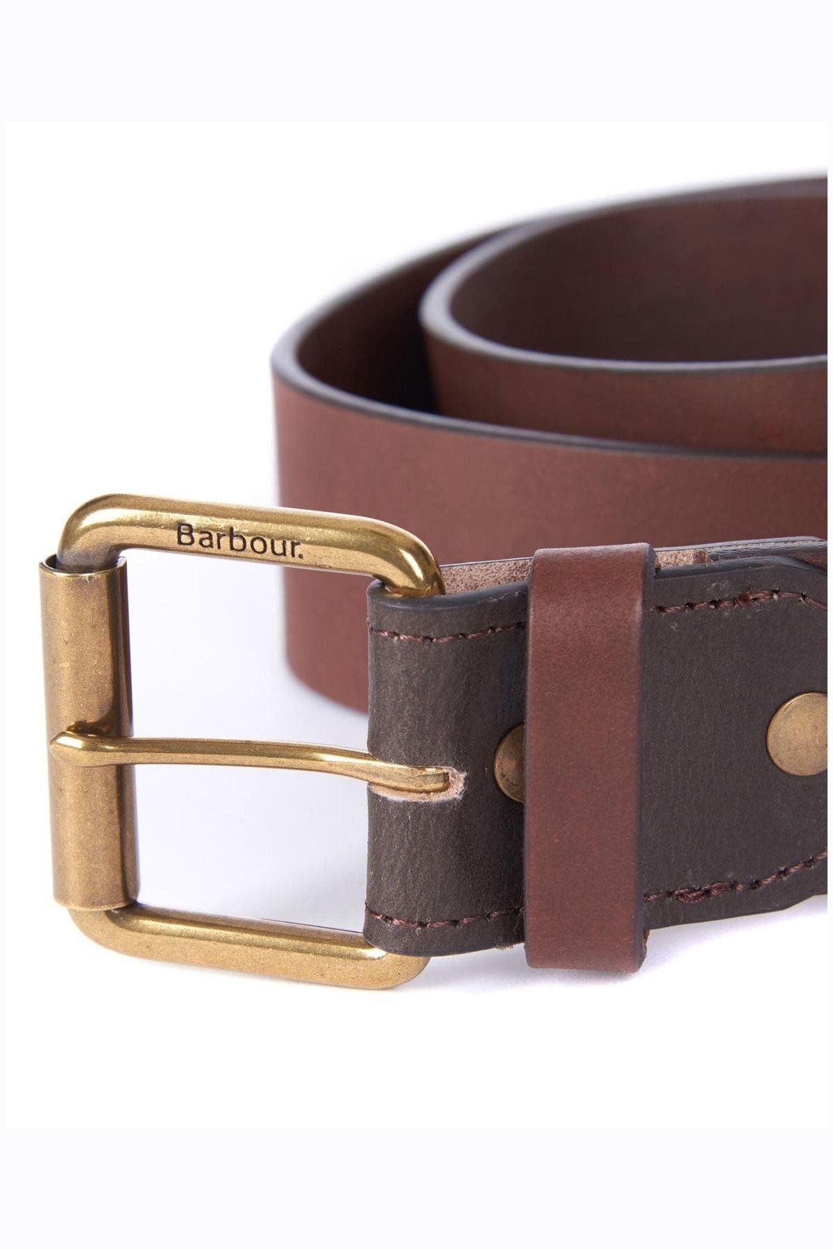 Barbour Contrast Deri Kemer OL51 Olive