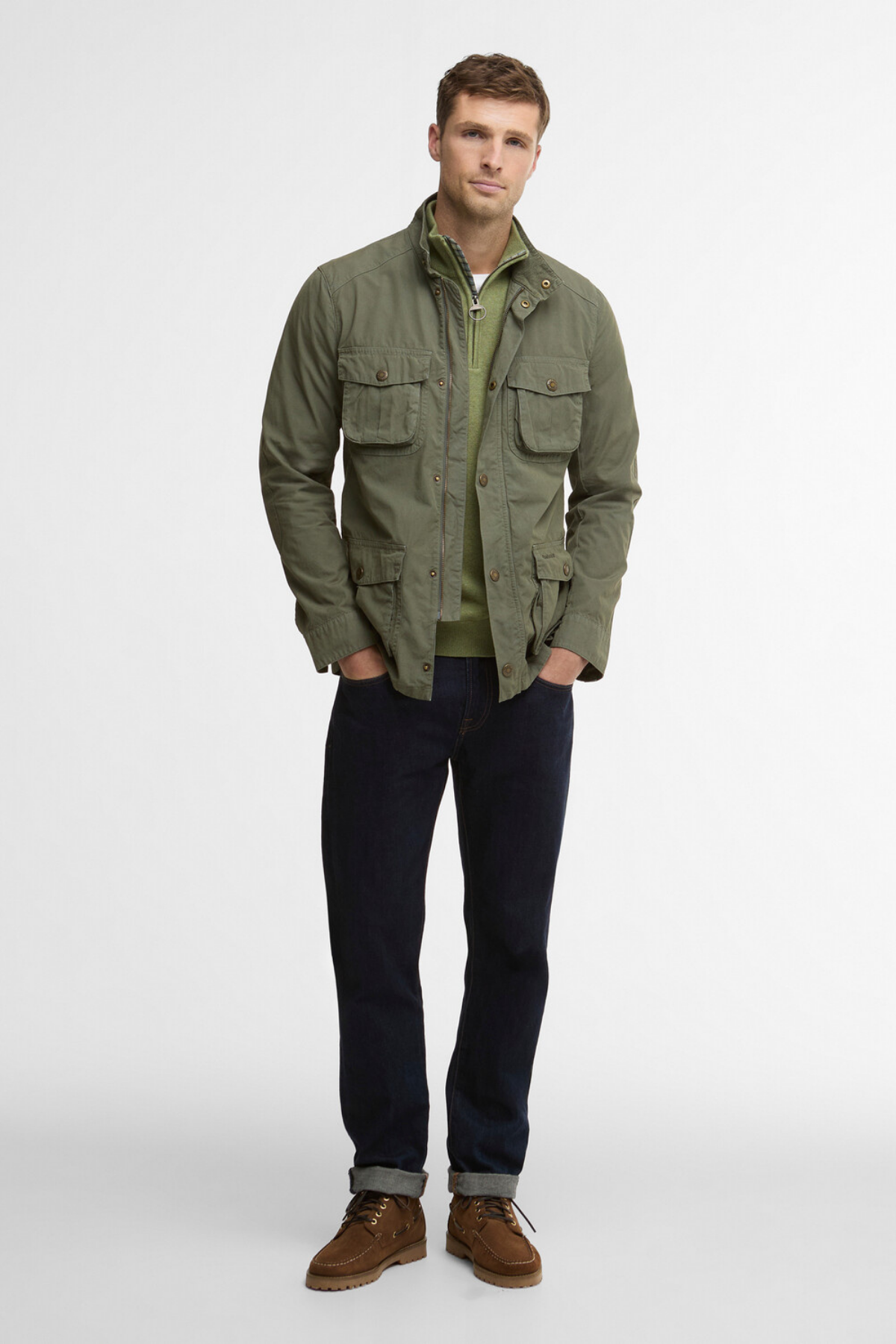 Barbour Corbridge Casual Ceket OL31 Dusty Olive