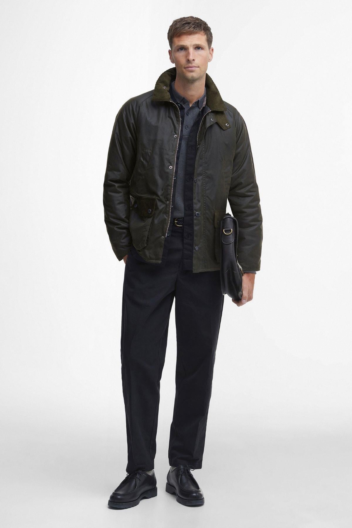 Barbour Cordale Yağlı Ceket OL52 Fern
